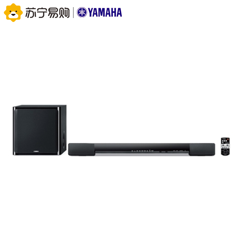 Yamaha/雅马哈 YAS-203 家庭影院音箱 回音壁条形电视音响 蓝牙音箱 无线低音炮 黑色