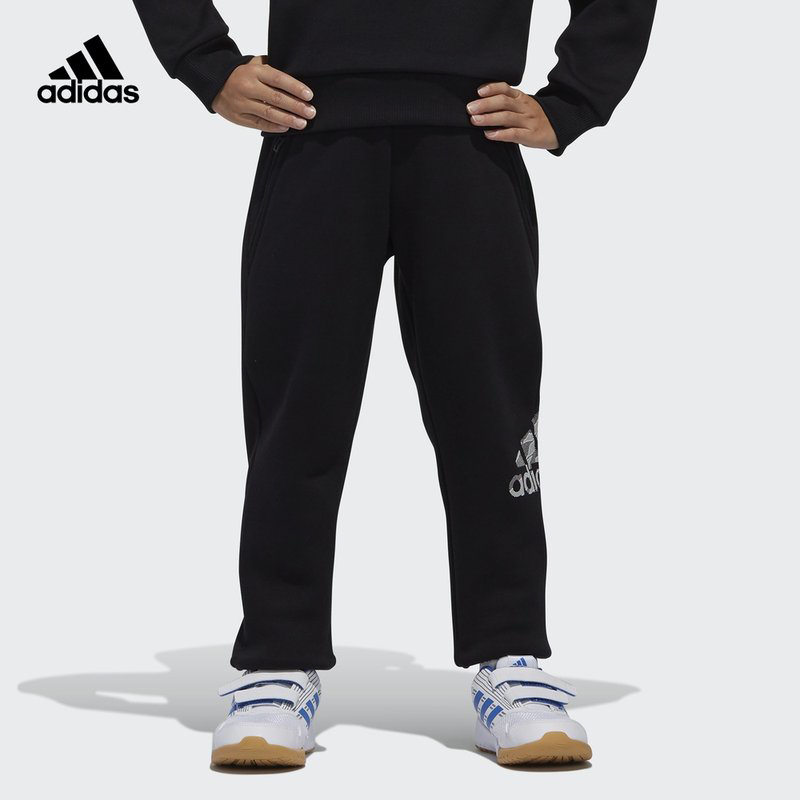 阿迪达斯儿童(ADIDAS KIDS) 男小童训练针织长裤 DT2430