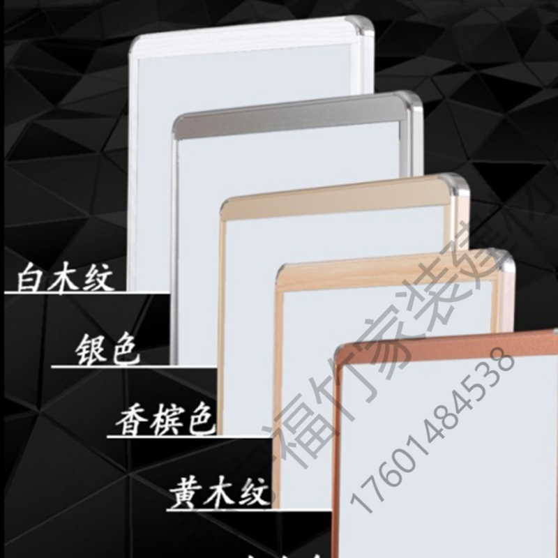 苏宁优选衣柜镜子推拉旋转隐藏式全身穿衣镜三节轨柜内伸缩旋转折叠镜40宽柜子里穿衣镜拉家用全身收纳柜内镜子 圆角香槟金11