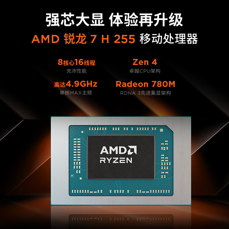 联想(Lenovo)拯救者R7000 15.3英寸电竞游戏笔记本电脑 定制(锐龙7 H 255 16G 2T RTX5060 2.5K 180Hz)灰色高清大图