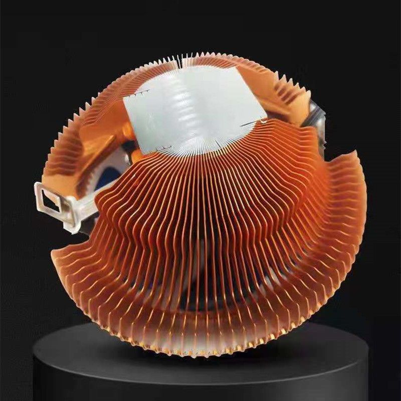 青鸟3英特尔散热器amd静音风扇cpu风扇电脑主机风扇冷风暴蓝灯飞碟