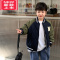 可莉允韩范童装男童2022新款外套儿童棒球服宝宝棉服男孩秋装夹克
