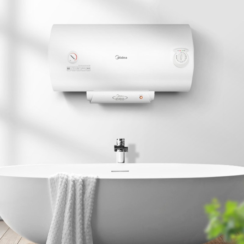 美的mideac60升电热水器速热2000w防电防漏低耗保温极地白f60a20ga2h