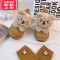 可莉允儿童雪地靴冬款男童女童2022年冬季新款冬天秋冬加绒棉鞋男孩大棉