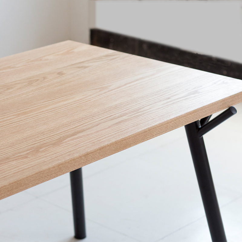 寻木匠实木办公桌家用书桌电脑桌书桌写字桌现代简易桌子带挂钩桌椅