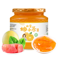 序木堂蜂蜜柚子茶502g罐装冲水喝的饮品柠檬茶冲饮冲泡水果茶酱