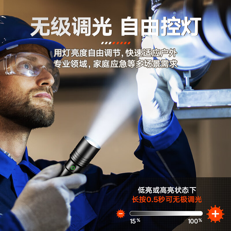 PHILIPS 充电手电筒 可充电式 单位:个
