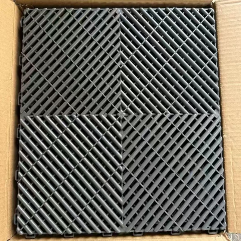 日目 洗车店格栅拼接地垫 40*40*1.8cm/块高清大图