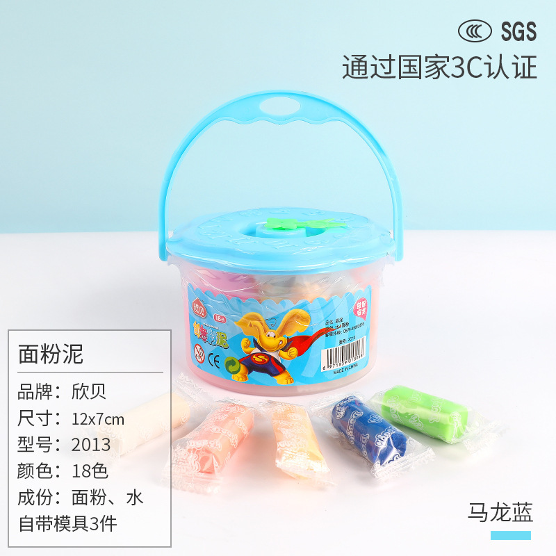 卓鑫鸿 儿童橡皮泥模具套装 24色面粉泥无毒粘土益智diy手工彩泥玩具