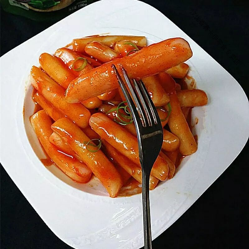 新鲜韩式手指年糕条手工水磨年糕辣炒火锅方便速食小吃食品装手指年糕