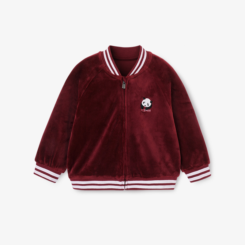 英氏童装儿童外套男女宝宝针织宽松棒球服yrwbj30367a01视频