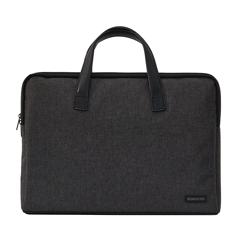 齐心 ZA0008商务公文包 手提 陨石黑 单个装