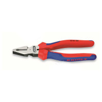 凯尼派克 KNIPEX 02 02 200200mm省力型钢丝钳(抛光头,双色双重材料手柄)