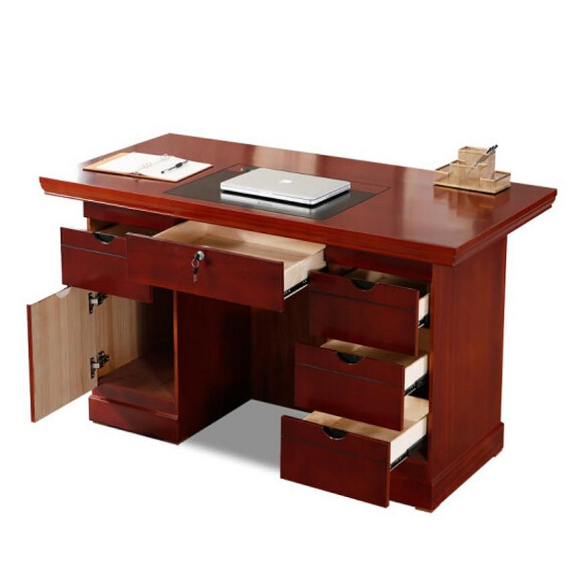 红叶hybgz02木质油漆办公桌电脑桌职员桌