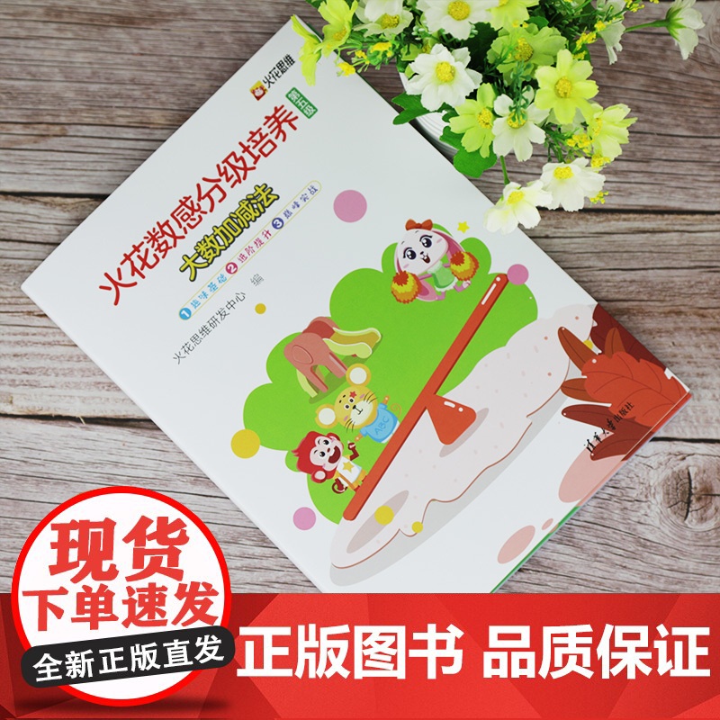 [正版新书] 火花数感分级培养第五级:大数加减法 火花思维研发中心 清华大学出版社 儿童数学启蒙 小学入学准备 低段加减高清大图
