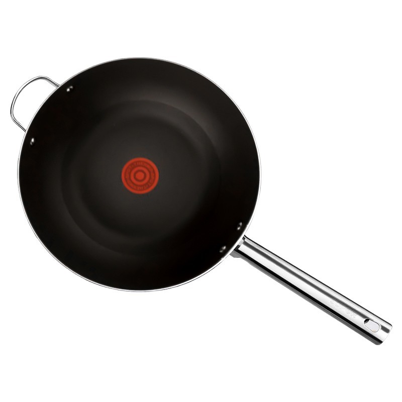 苏泊尔(SUPOR) 健康不锈钢炒锅32cm明火电磁炉通用煎锅炒菜锅VC32VC01高清大图