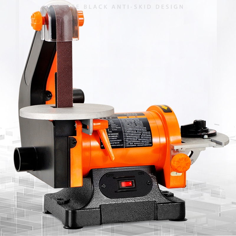 砂带机小型砂光机磨刀机多功能理线家抛光机木工台式diy打磨机家用