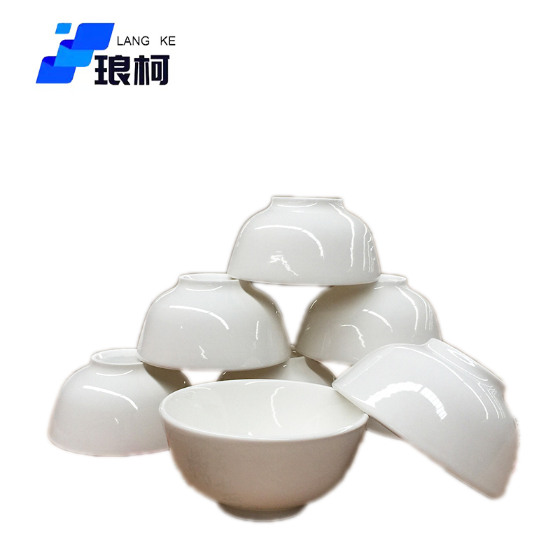 琅柯 陶瓷碗 纯白 6英寸