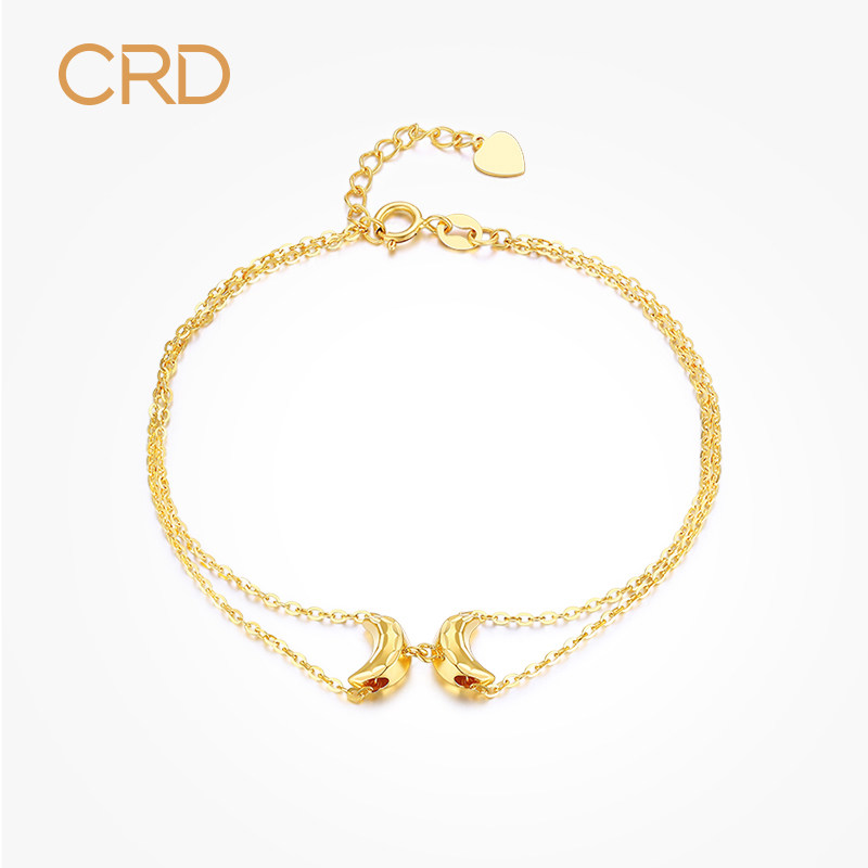 crd克徕帝k金手链彩金手链送女友礼物正品