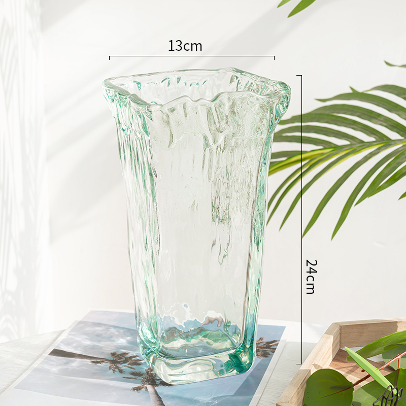 敬平西班牙风格轻奢网红玻璃花瓶透明水养手工花瓶北欧客厅插花摆件西班牙1912 绿色 大报价 参数 图片 视频 怎么样 问答 苏宁易购