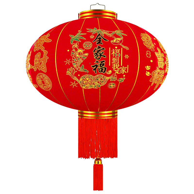 新年喜庆 电池遥控款灯笼 60# 直径约35-37cm