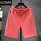 HLCOMAN新款男女毛圈短裤抽绳松紧腰休闲宽松运动裤时尚百搭潮