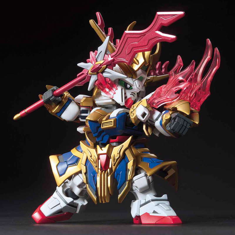 万代bandai三国创杰传张飞神高达600手办模型