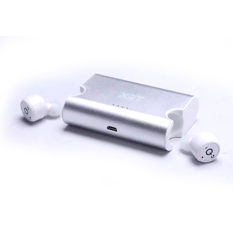 HIGE/X2T无线运动蓝牙耳机+充电仓双耳入耳式立体声+防水防汗 适用于苹果安卓通用 黑色