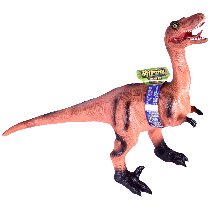 泰真软胶恐龙玩具仿真动物霸王龙充棉大号动物模型塑胶三角龙男孩女孩