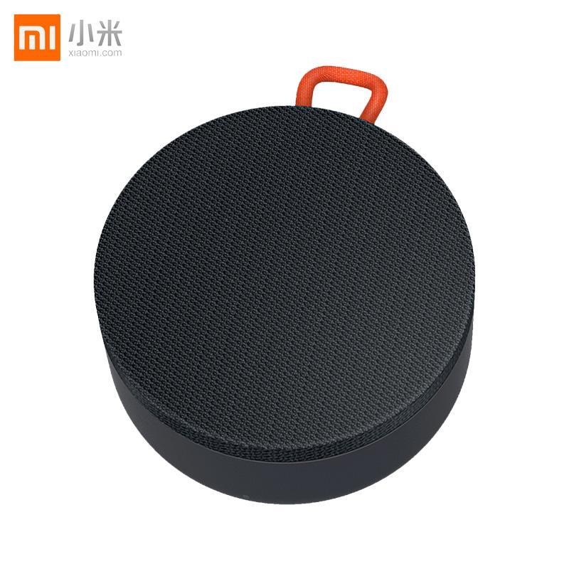小米(MI)户外蓝牙音箱 mini版 便携降噪通话音乐音箱 | 无线大音量迷你音响 桌面音箱 | 防尘防水 大音量 长续