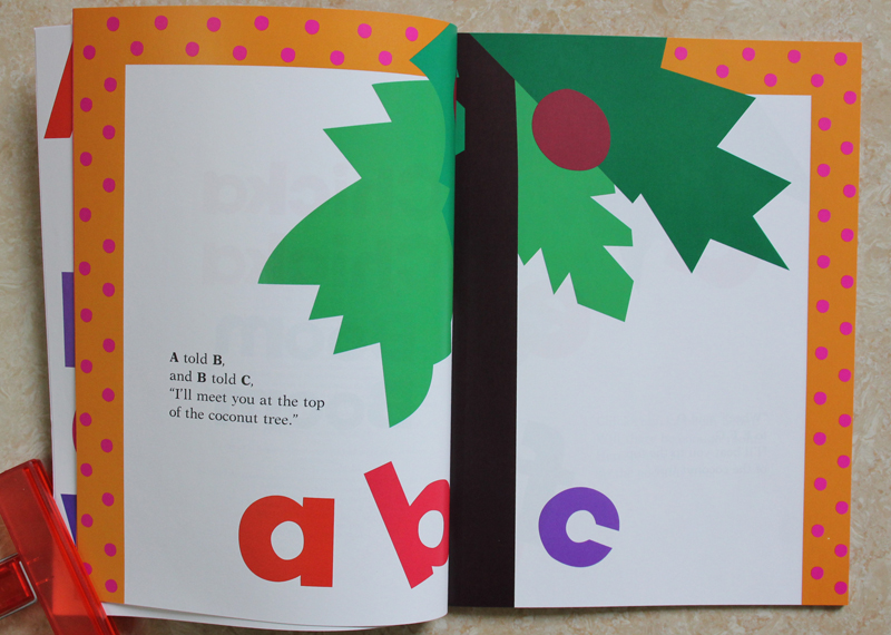 [正版]送音频英文原版廖彩杏书单Chicka Chicka Boom Boom叽喀叽喀碰碰平装 字母数字儿歌韵文启蒙绘本高清大图