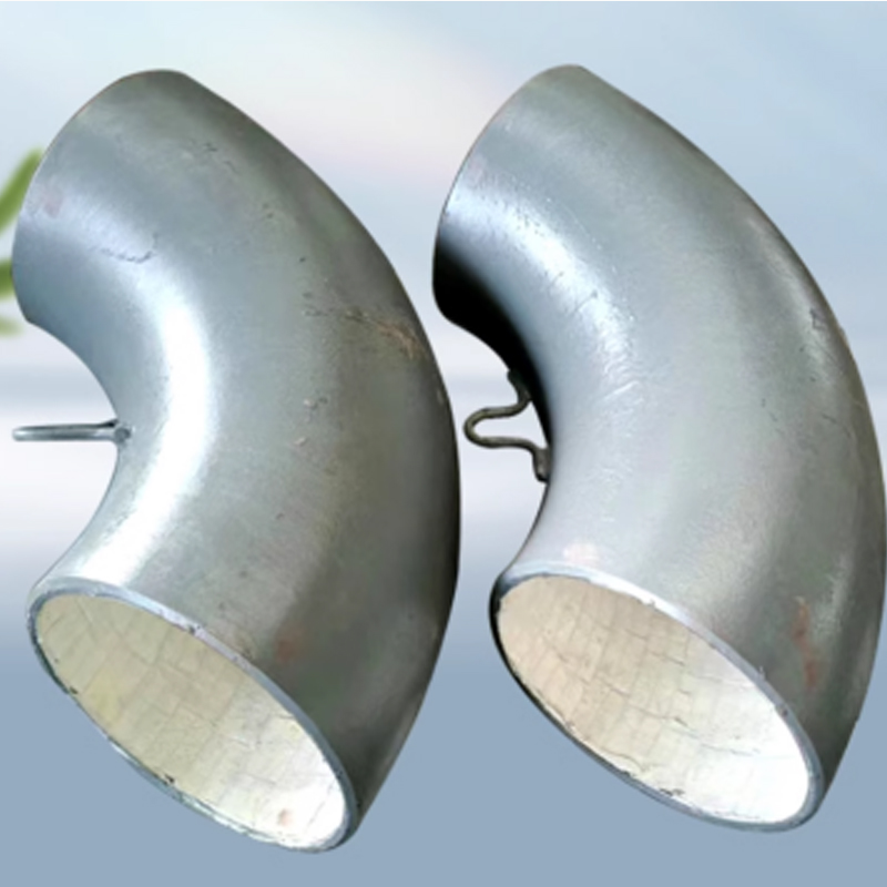 小窝厘 复合等径弯头DN40mm\δ5mm\δ5mm\PN1.6MPa\90°\法兰连接\耐磨陶瓷\Q235B\R240