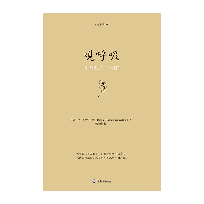 [正版]观呼吸 德宝法师 当代内观大师德宝法师代表作 适合人人的呼吸之道 宗教哲学佛学佛教佛书入门初学者书籍 海南出版高清大图