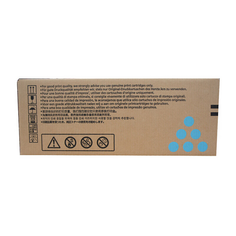 理光(Ricoh)SP C252C 蓝色墨粉盒 4000页 适用于SP C252DN/252SF 墨粉高清大图