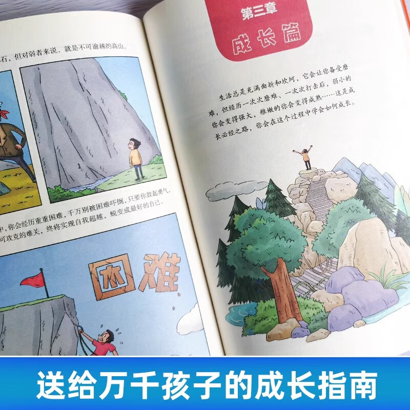 [单本]漫画稻盛和夫的成长法则 [正版]稻盛和夫的成长法则 儿童青少年情绪讲话思维逻辑培养家庭教育给年轻人的忠告启蒙培养高清大图