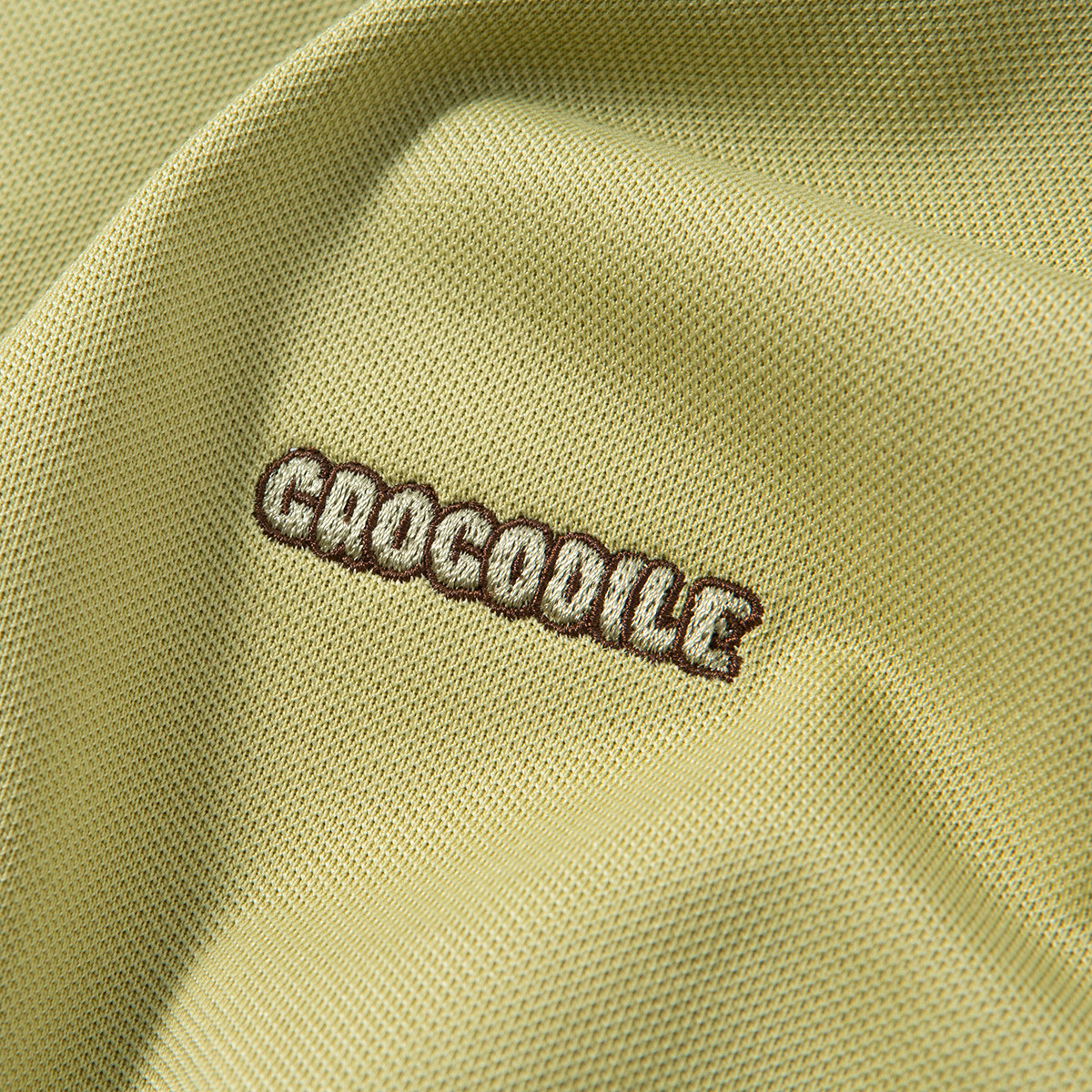 鳄鱼恤CROCODILE 男士吸汗透气条纹短袖商务POLO衫高清大图