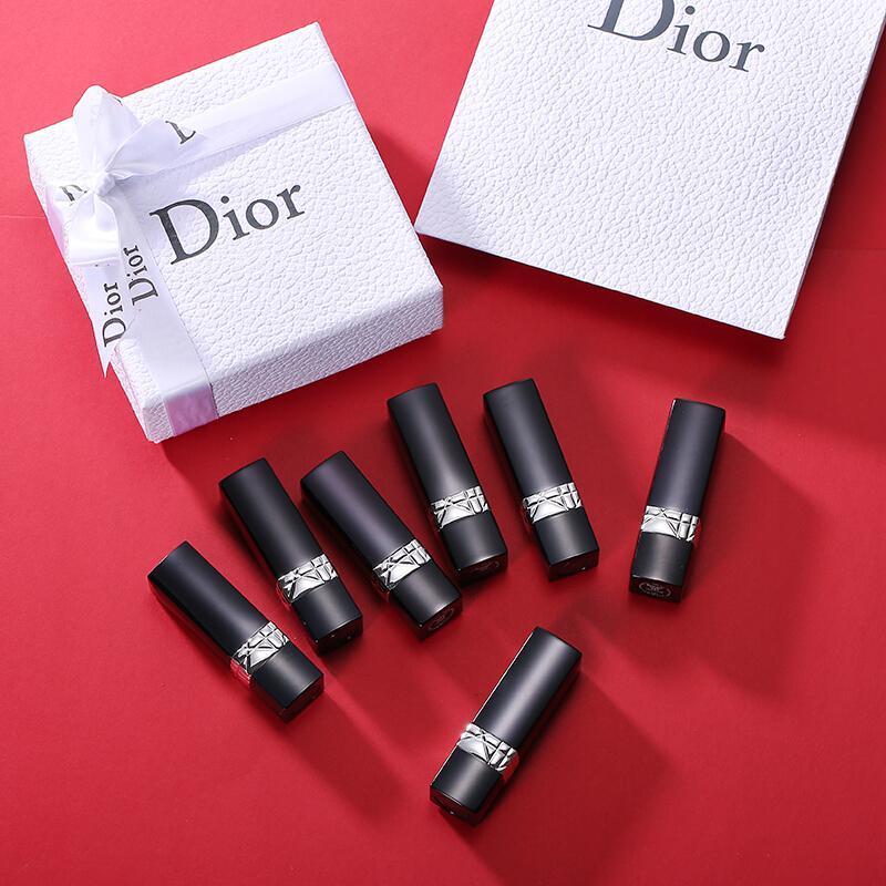 （专柜正品）迪奥口红 Dior 烈艳蓝金唇膏女士滋润口红999哑光/888/080/520/ 028#珊瑚红