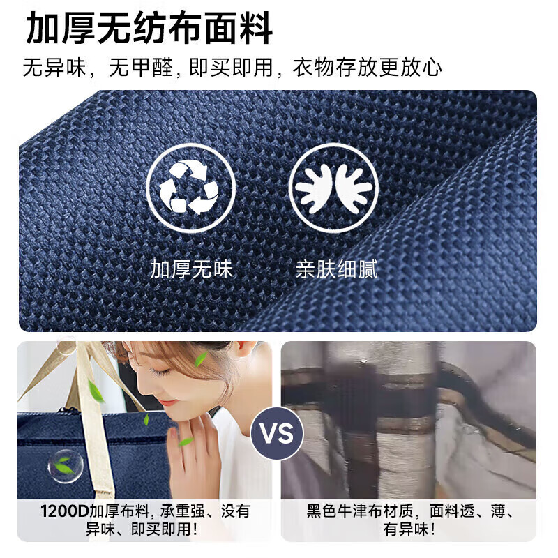 百草园搬家打包袋编织袋收纳行李快递衣服棉被子收纳袋神器86L2只装高清大图