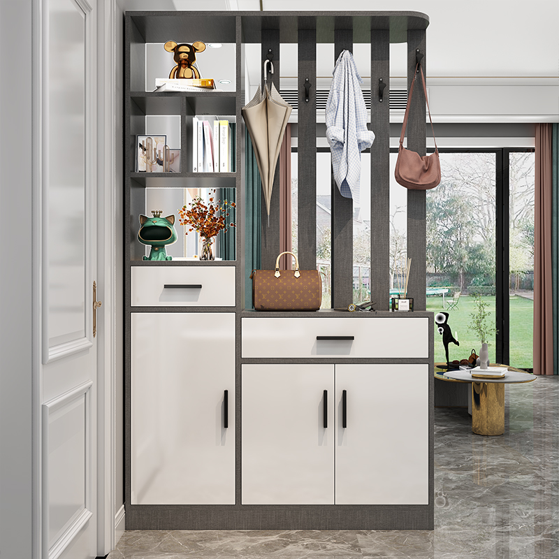 迪玛森型号 :双面玄关柜鞋柜产地 :中国山东青岛市家具材质 :人造板