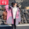 可莉允女童派克服秋冬款2022新款洋气中大童冬季时髦儿童加绒加厚冲锋衣棉服