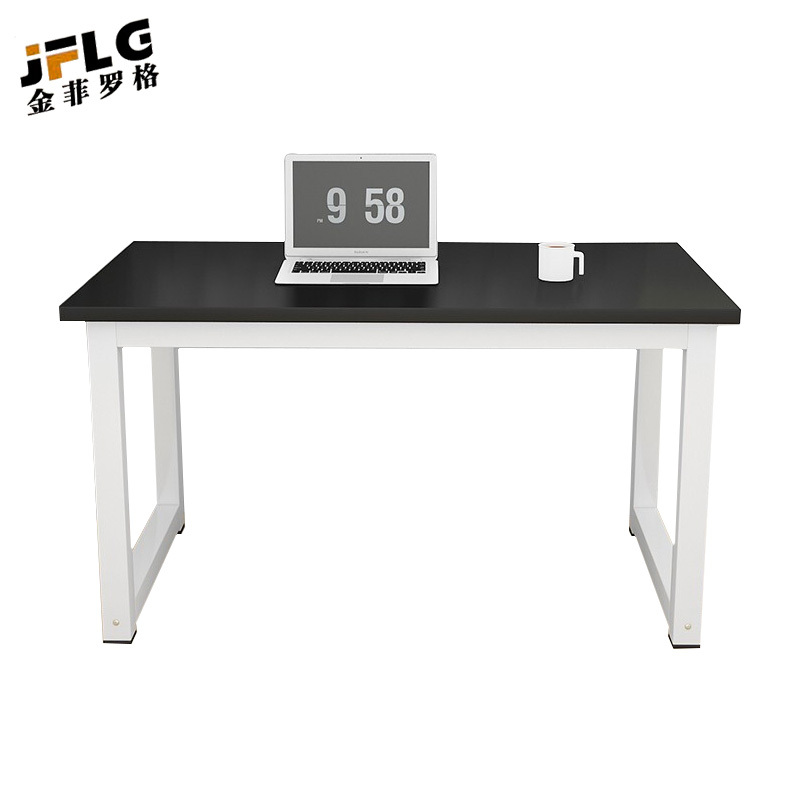 苏宁 金菲罗格 办公家具 钢架书桌简约台式办公电脑桌颜色备注高清大图