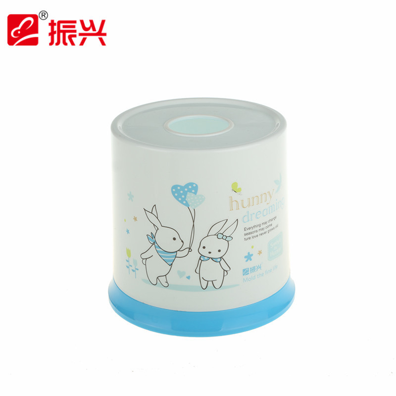 振兴圆形卷纸筒纸巾抽筒 家庭塑料纸巾盒圆形抽纸巾盒 纸巾筒 颜色随机