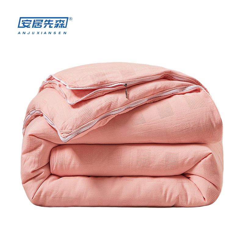 安居先森ANJU260209冬春两用子母被两用全棉面料A类 150*200cm 1件/条(计价单位:条) 粉色