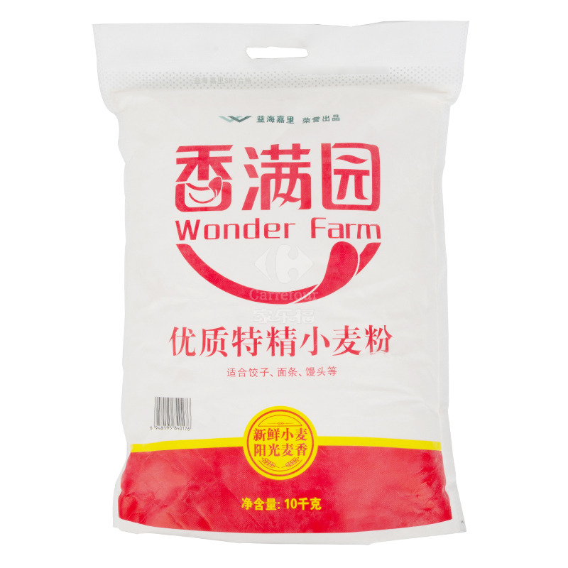 香满园优质特精小麦粉10kg面粉好-苏宁易购