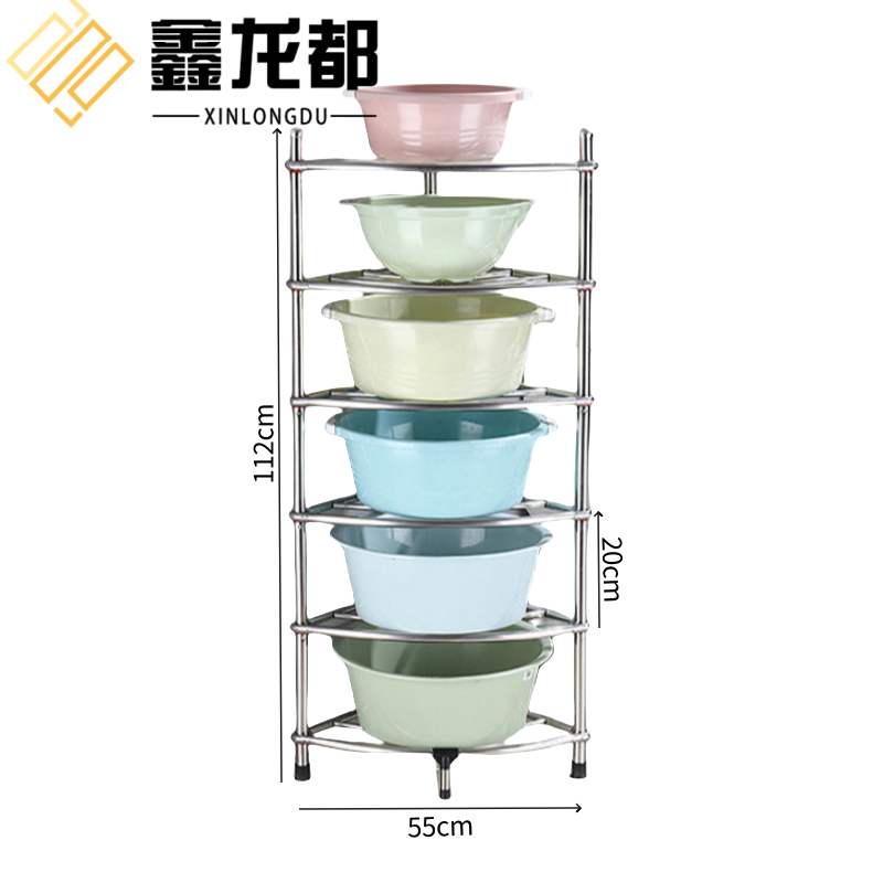 鑫龙都 脸盆架六层 个