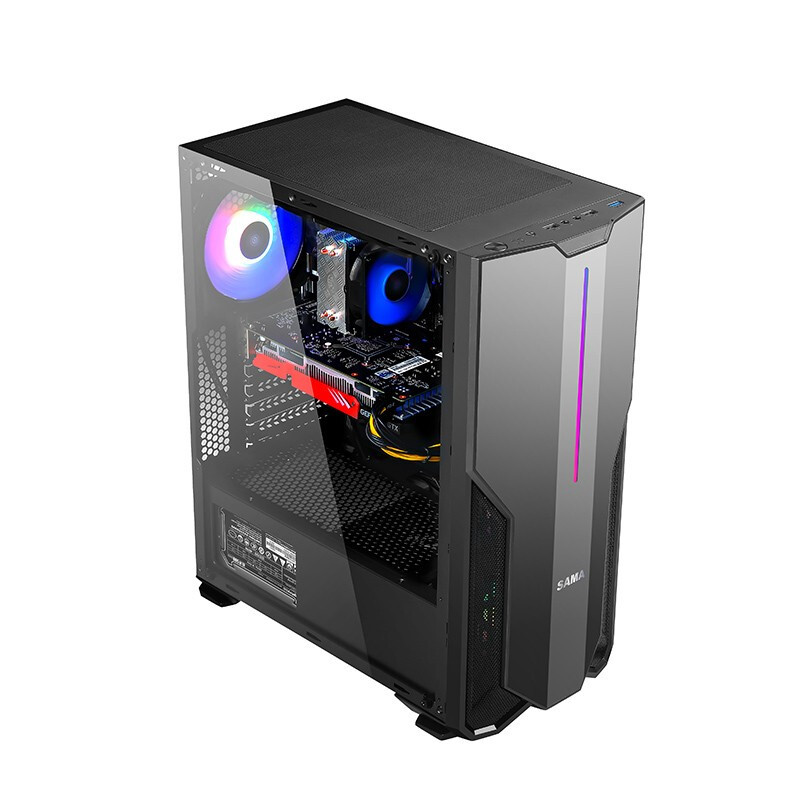 京天(KOTIN)酷睿i5 10400F/RTX3060Ti/8G/250G台式机定制主机组装电脑游戏竞技光线追踪吃鸡单机高特效金士顿内存固态硬盘组装机
