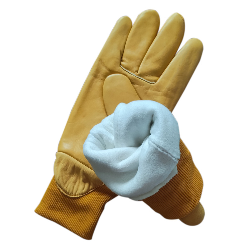 路吉通 羊皮工作手套(加绒款) 均码 双高清大图