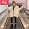 可莉允女童冬季羽绒棉服2022新款冬装洋气儿童棉袄外套秋冬款女大童棉衣