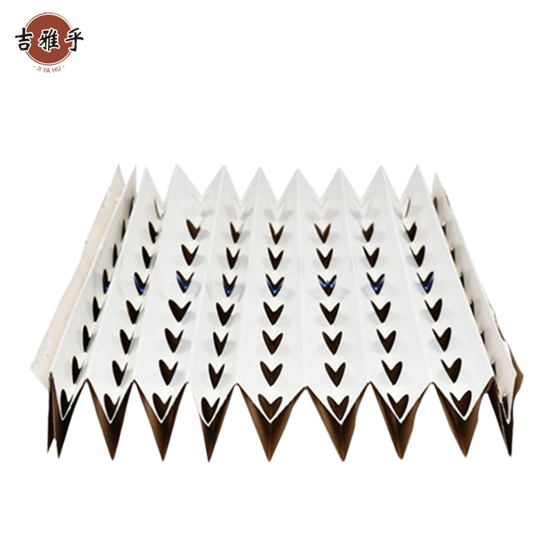 吉雅乎 风琴式过滤纸 V型油漆过滤纸 烤漆房漆雾过滤纸 不夹棉1*10*60mm /套高清大图