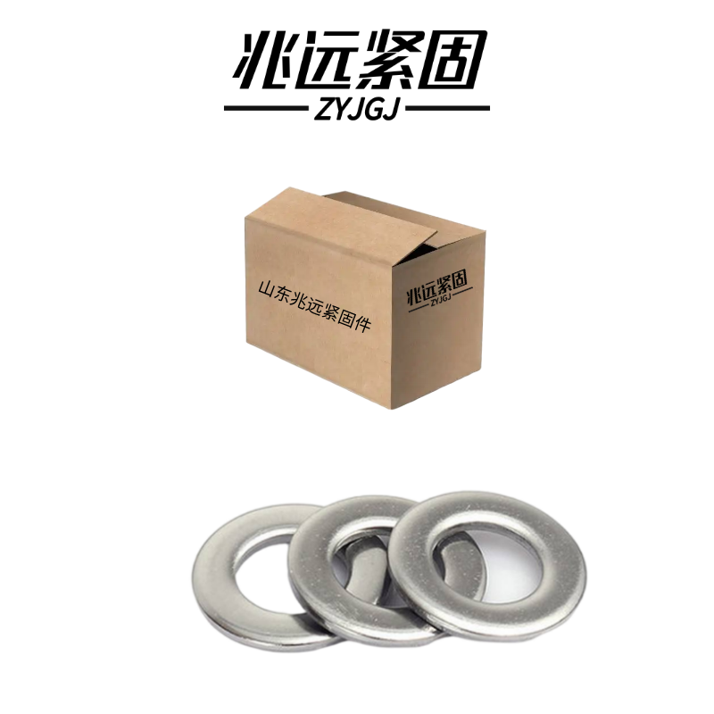 兆远紧固 304不锈钢平垫圈(个)(φ22)高清大图